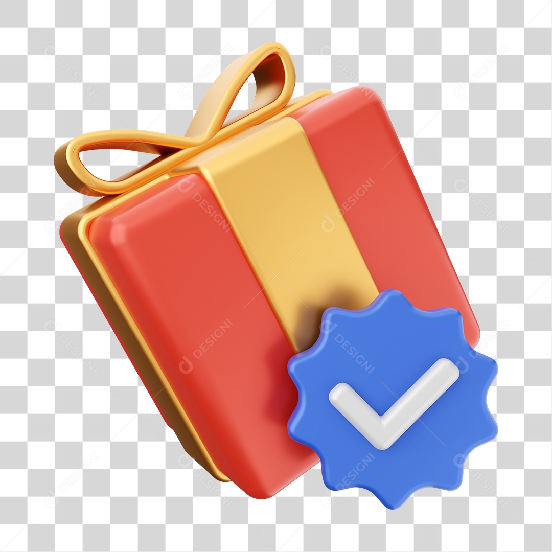 Elemento 3D Ícone de Compras On-line PNG Transparente