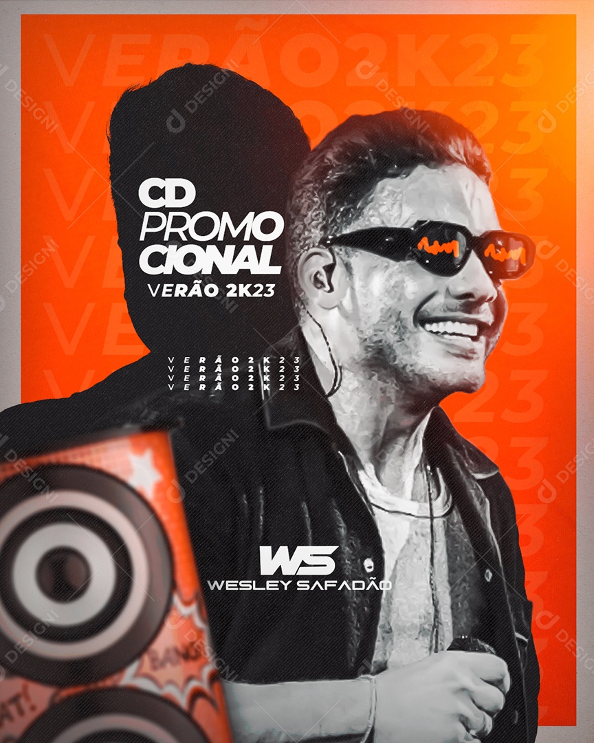 Capa Cd Wesley Safadão Social Media PSD Editável