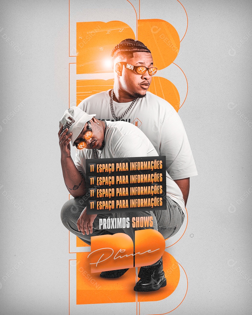 Flyer Agenda Dj Feed Social Media PSD Editável