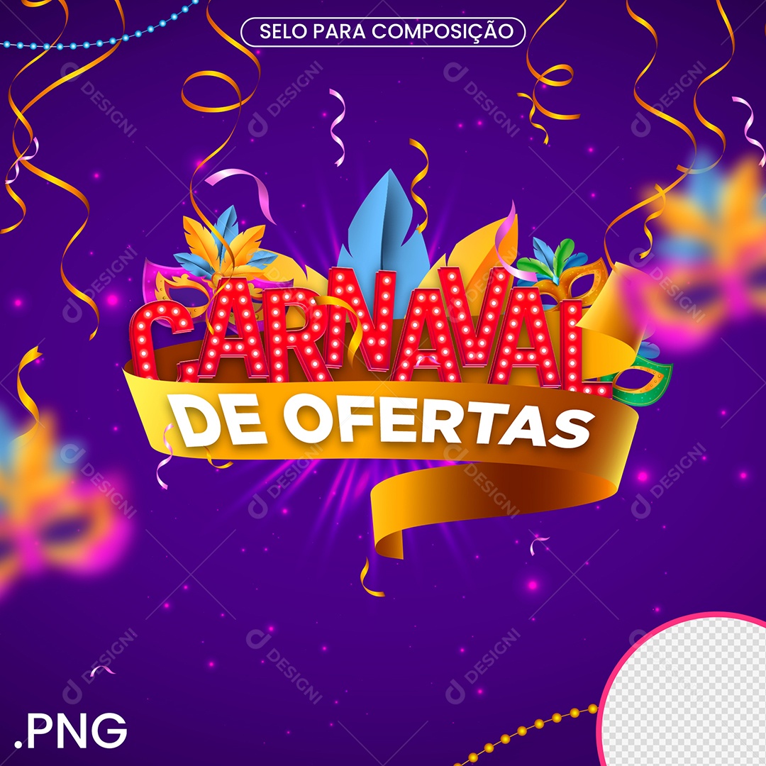 Selo Carnaval de Ofertas PSD