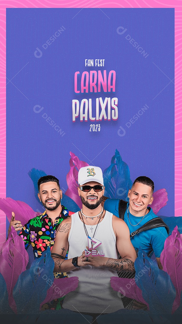 Social Media Flyer Carnapalixis PSD Editável