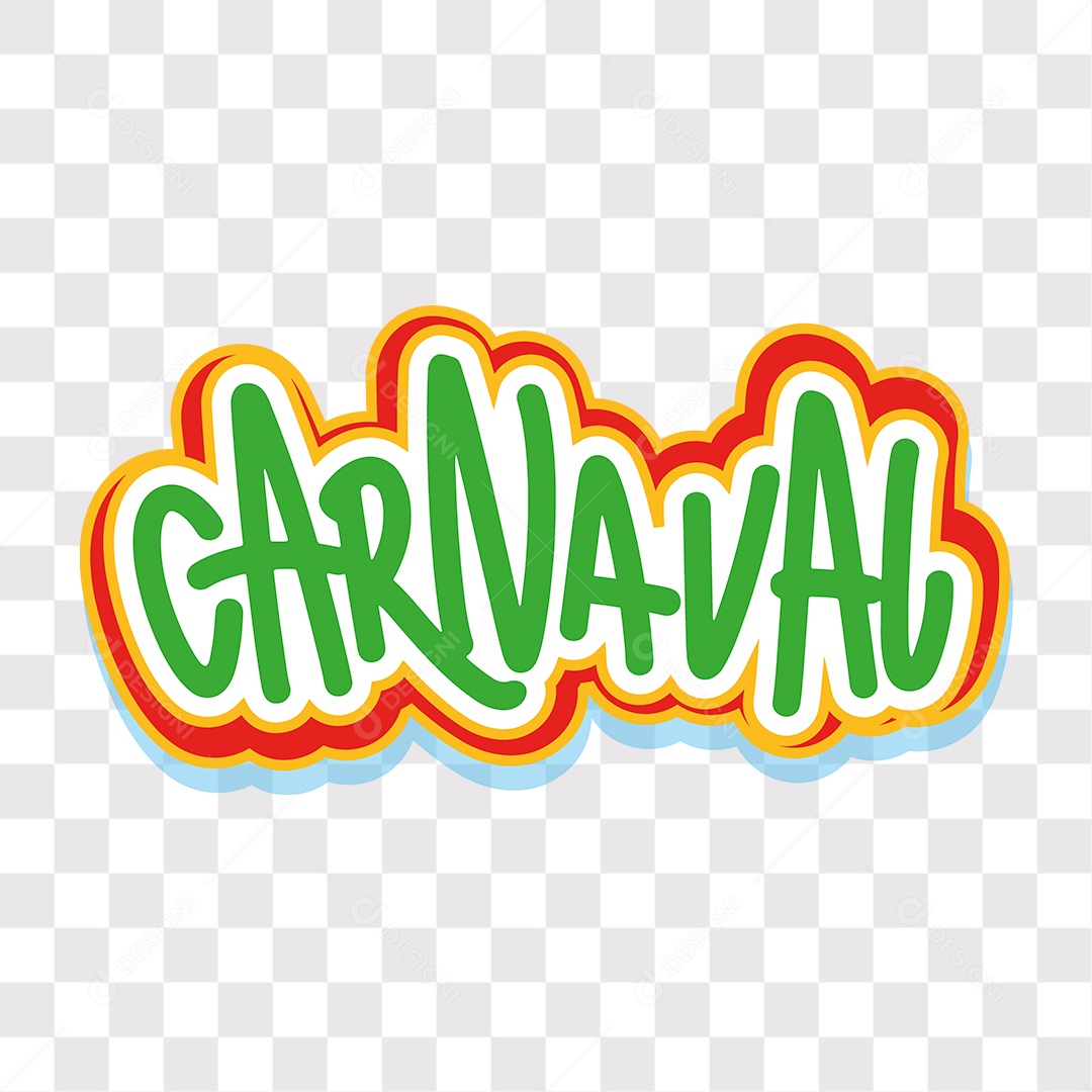 Lettering Carnaval EPS + PNG