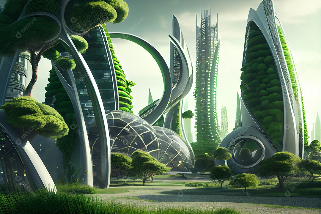 Cidade conceitual ecológica