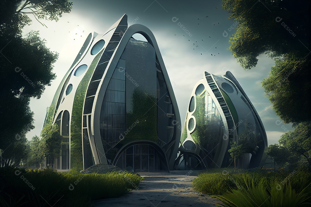 Cidade conceitual ecológica