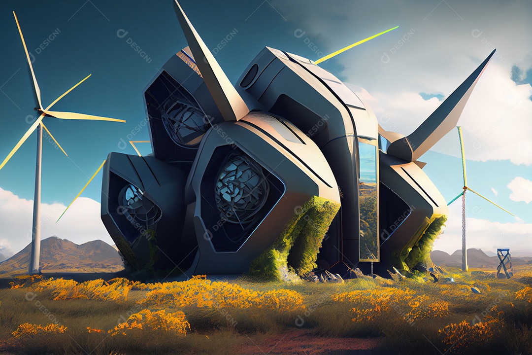 Cidade conceitual ecológica