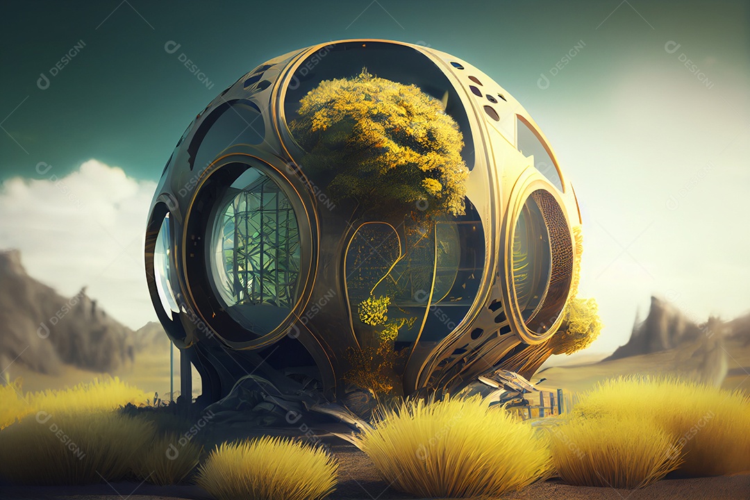 Cidade conceitual ecológica