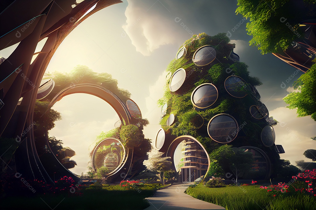 Cidade conceitual ecológica