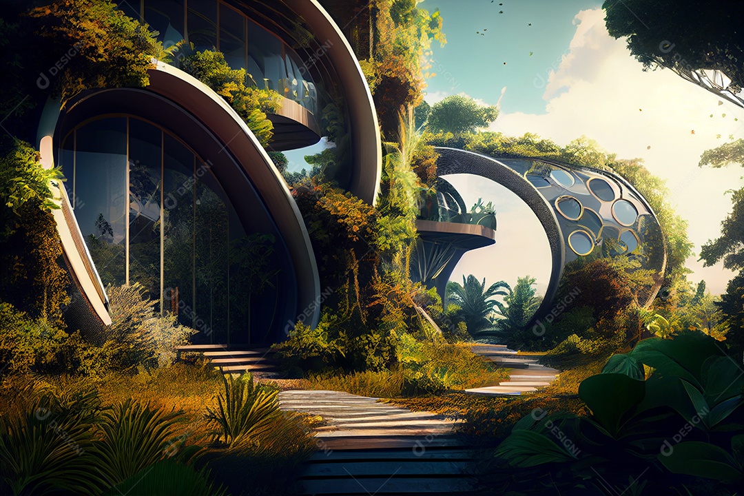 Cidade conceitual ecológica