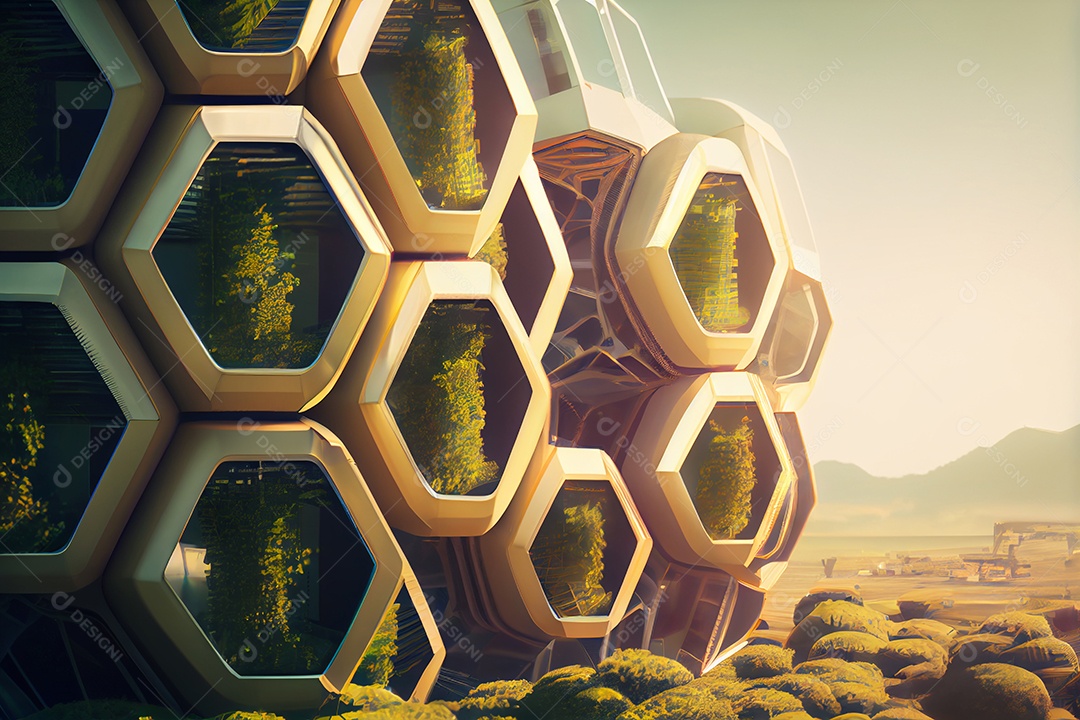 Background colmeia de abelhas