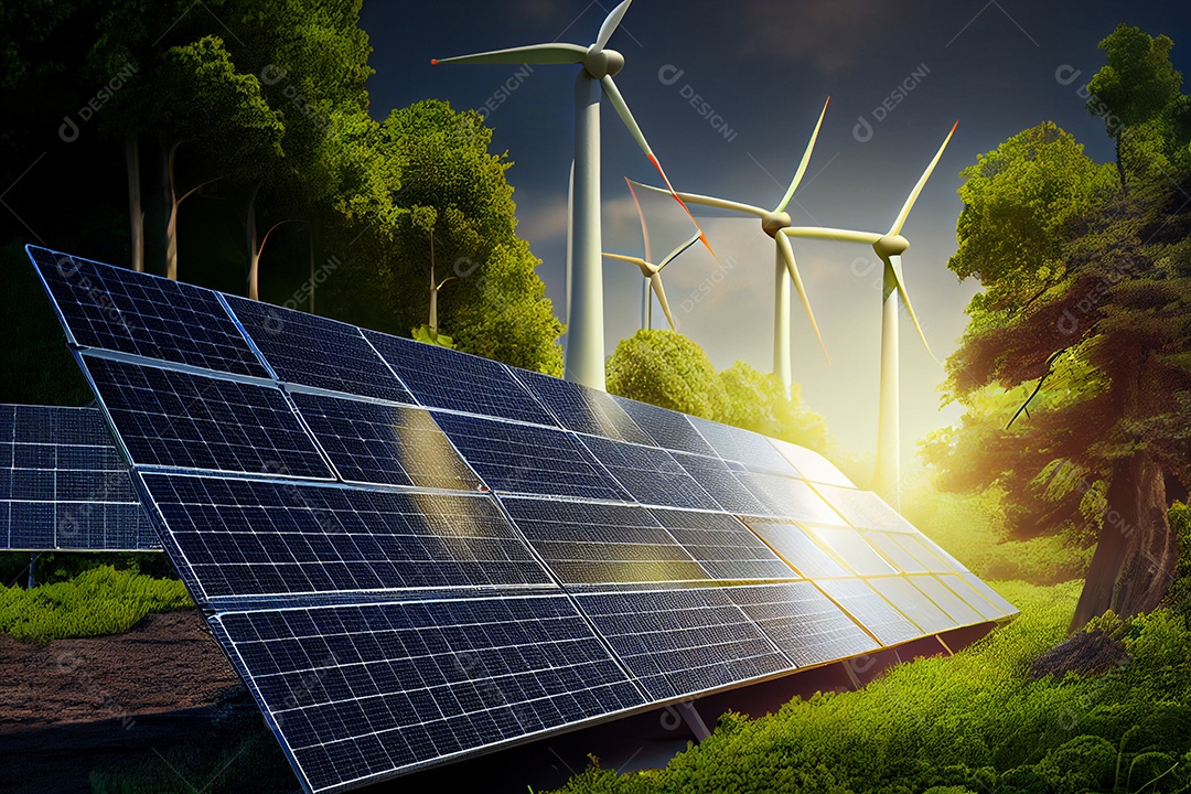 Conceito de energia renovável