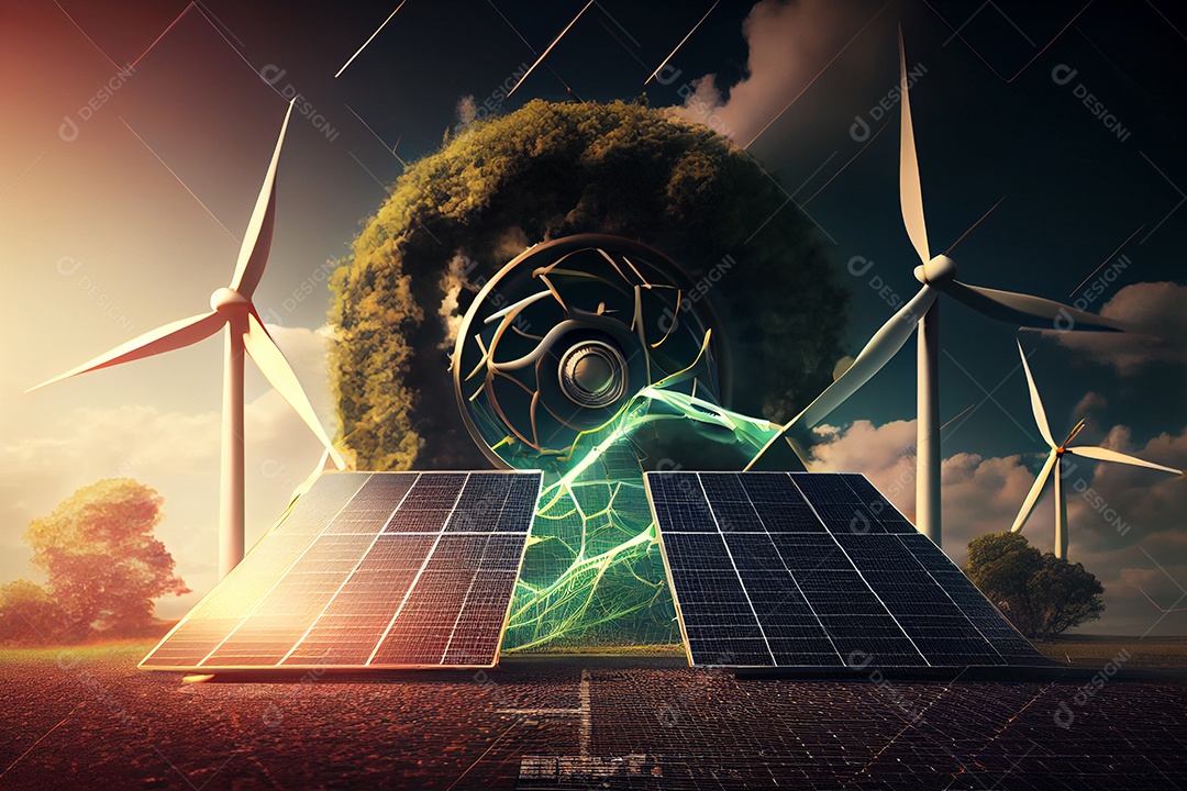 Conceito de energia renovável