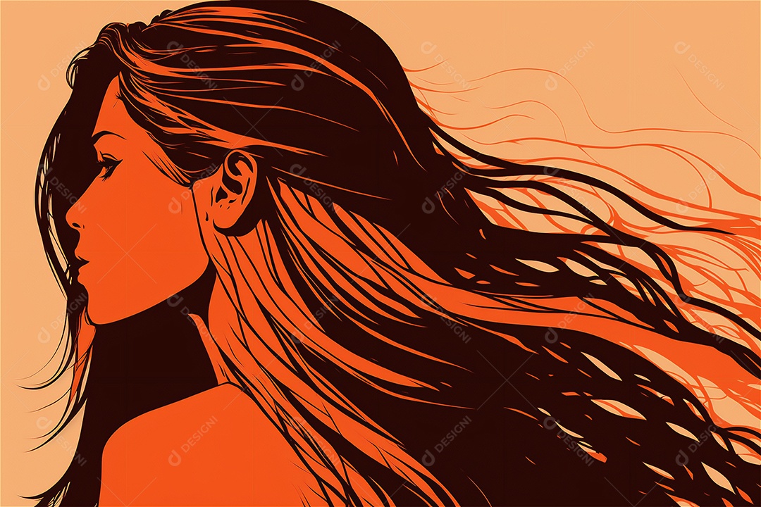 Ilustração do modelo Faces de design plano de desenhos animados de mulheres de diversas etnias e culturas. Dia Internacional da Mulher