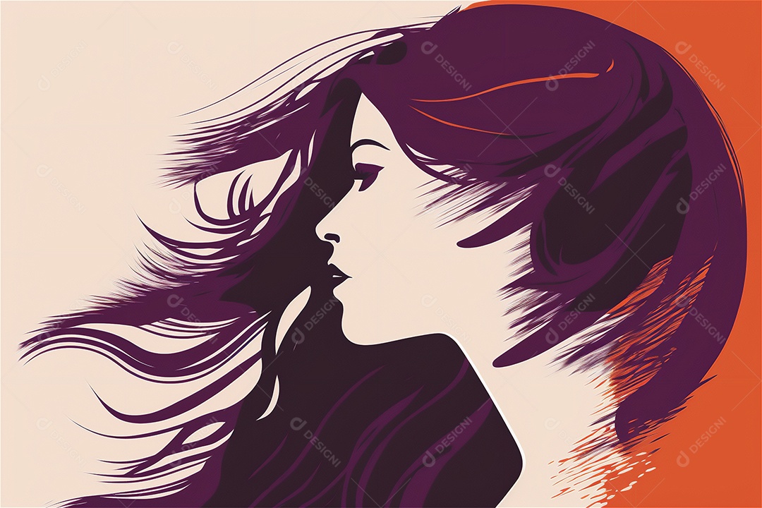 Ilustração do modelo Faces de design plano de desenhos animados de mulheres de diversas etnias e culturas. Dia Internacional da Mulher