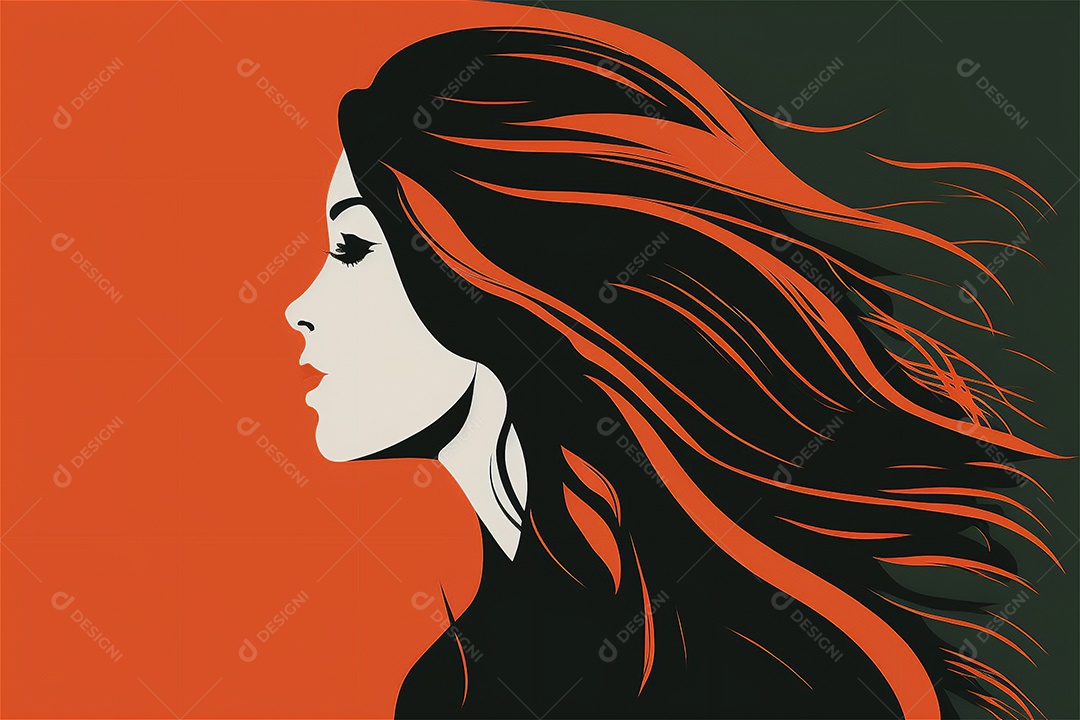 Ilustração do modelo Faces de design plano de desenhos animados de mulheres de diversas etnias e culturas. Dia Internacional da Mulher