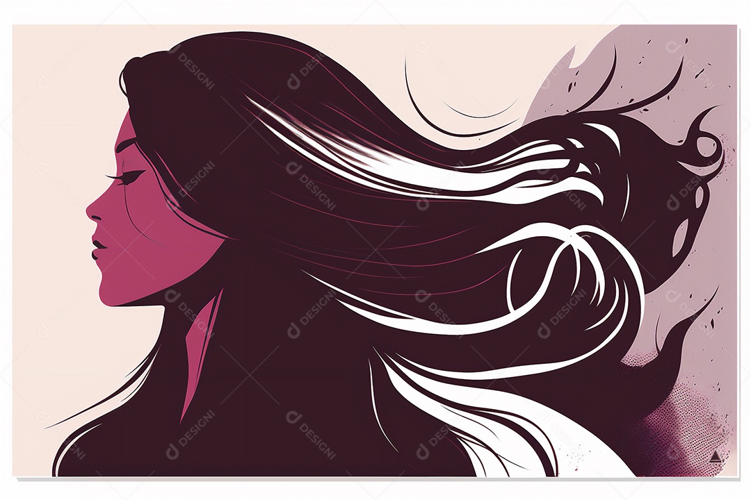 Ilustração do modelo Faces de design plano de desenhos animados de mulheres de diversas etnias e culturas. Dia Internacional da Mulher