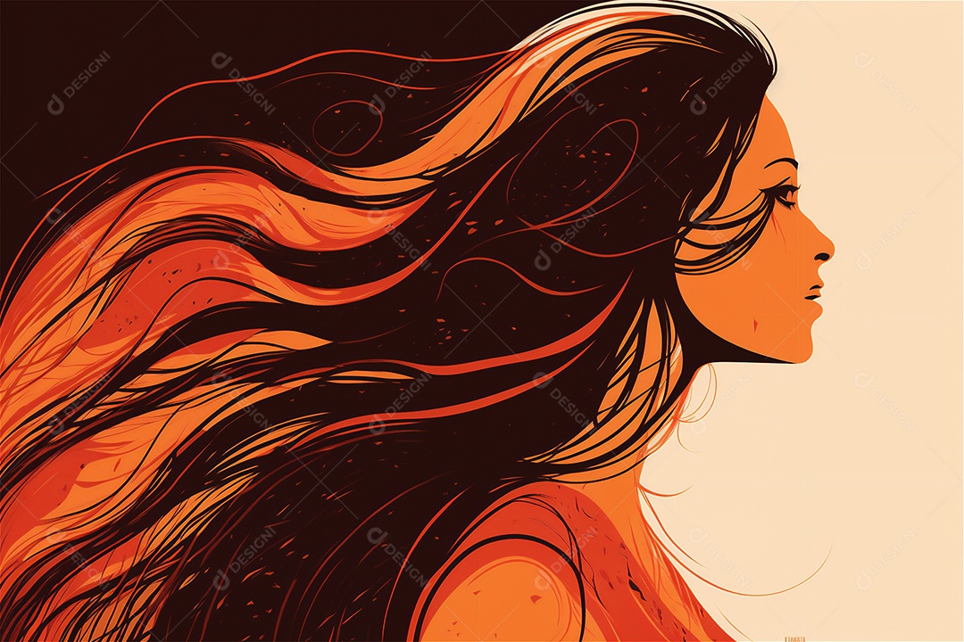 Ilustração do modelo Faces de design plano de desenhos animados de mulheres de diversas etnias e culturas. Dia Internacional da Mulher