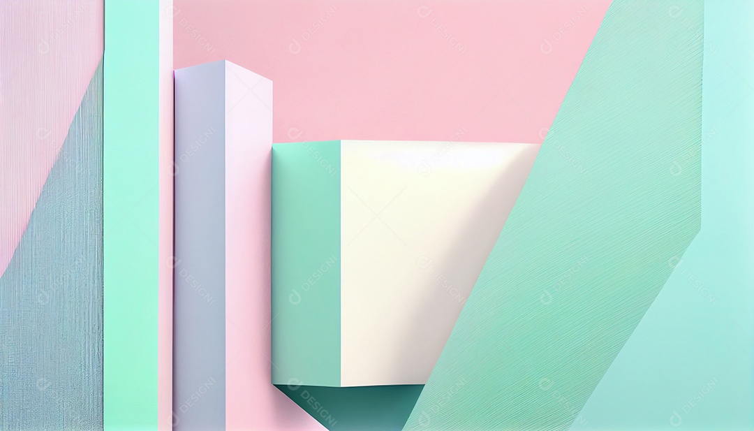 Ilustração 3D de cenário