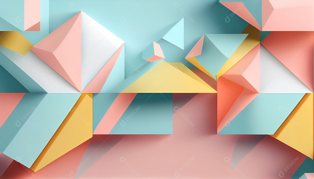 Ilustração 3D de cenário