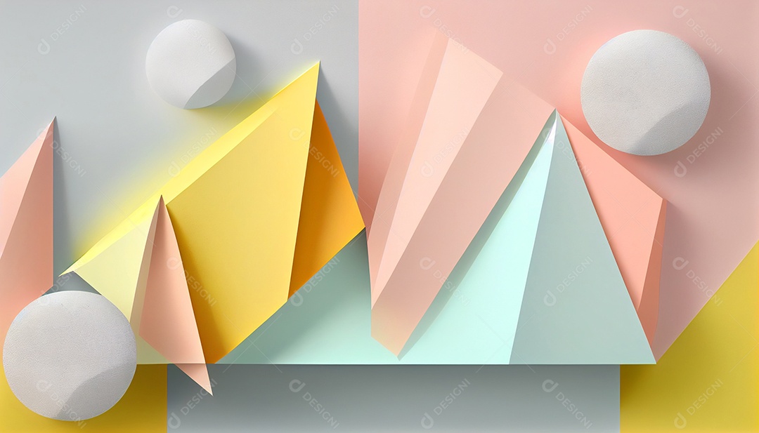 Ilustração 3D de cenário