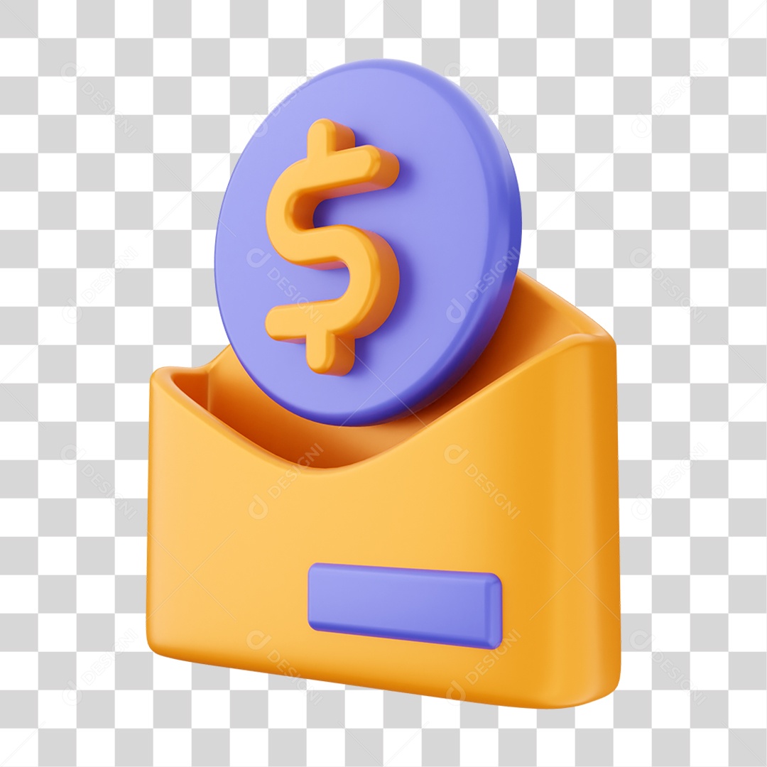 Ícone de Envelope de E-mail PNG Transparente