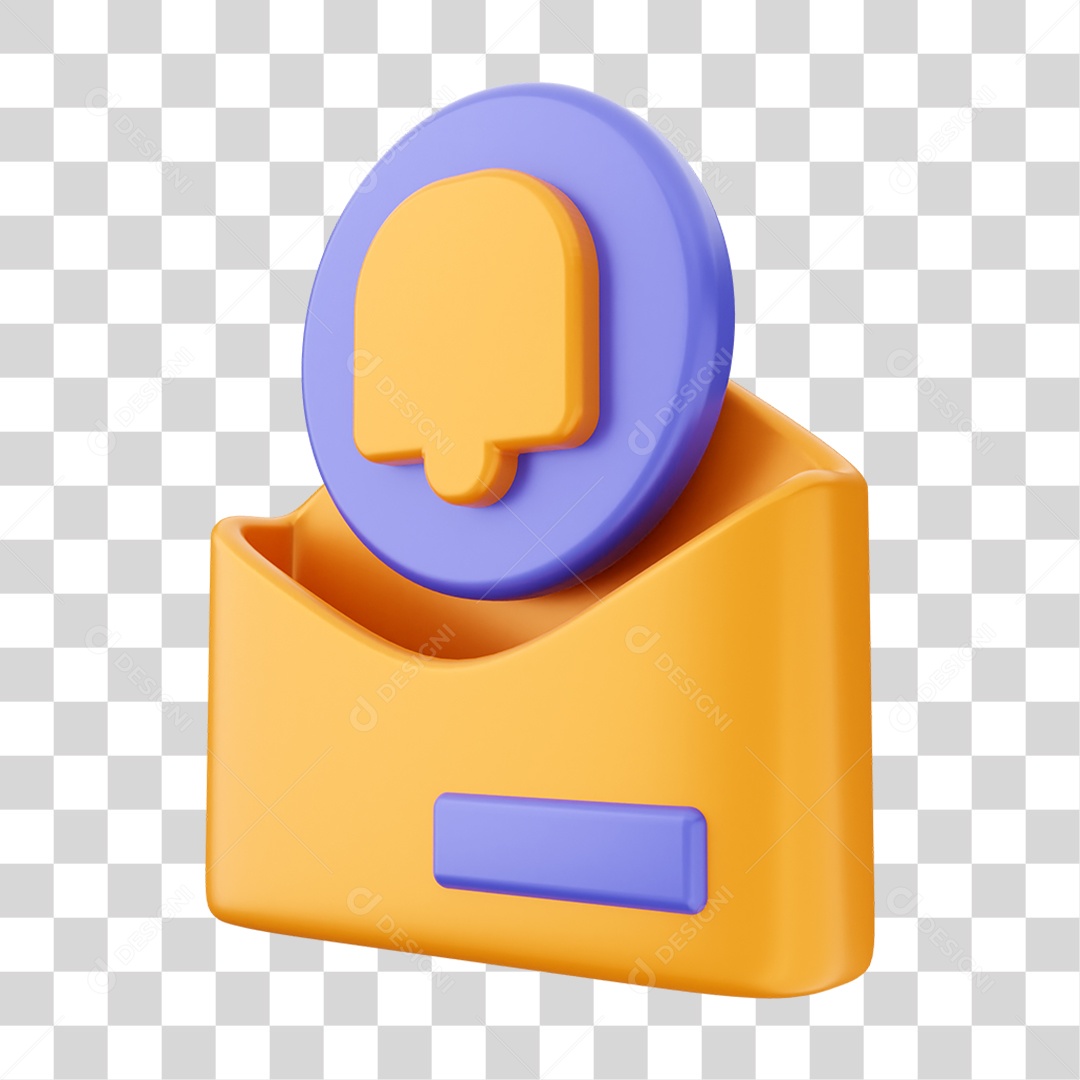 Ícone de Envelope de E-mail PNG Transparente