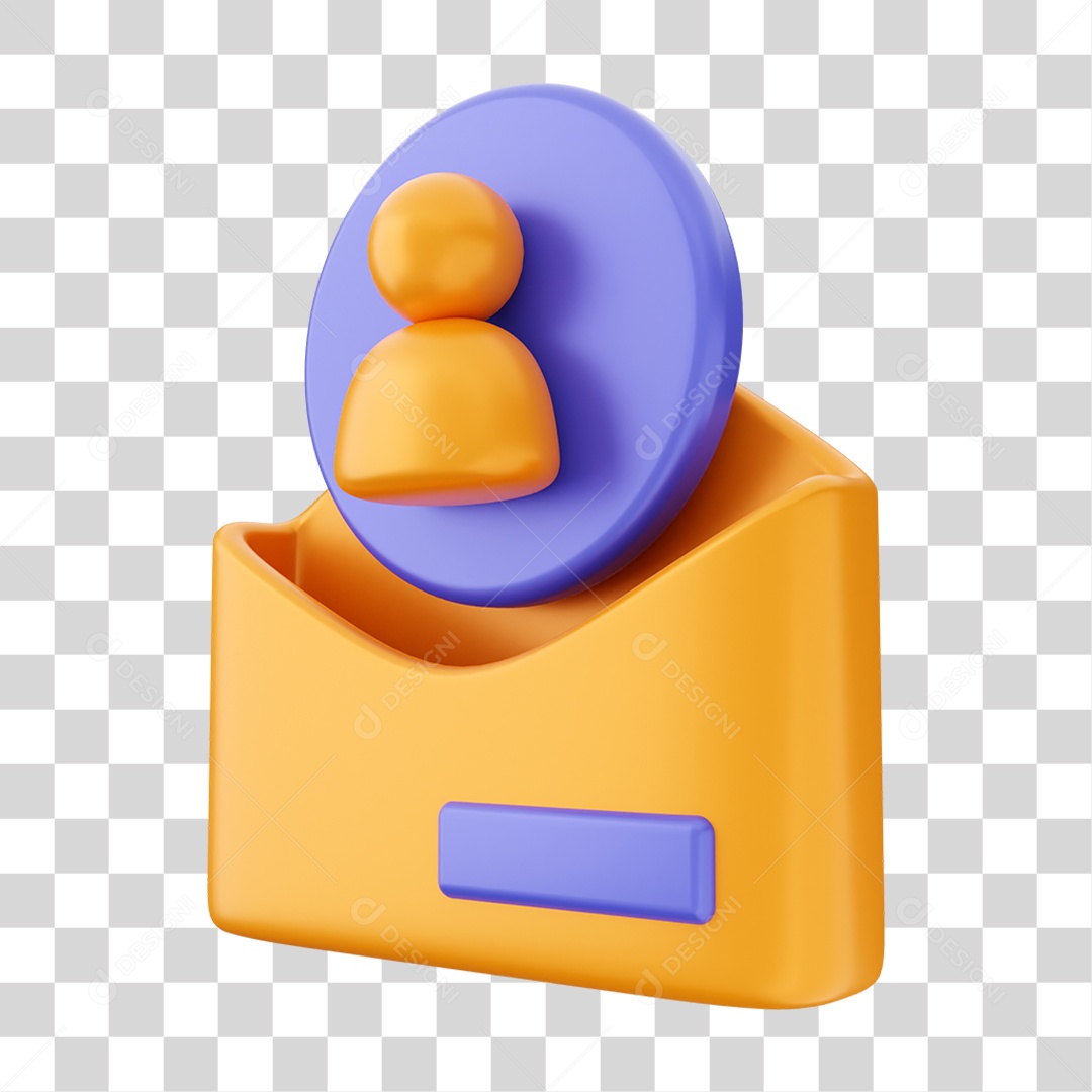 Ícone de Envelope de E-mail PNG Transparente