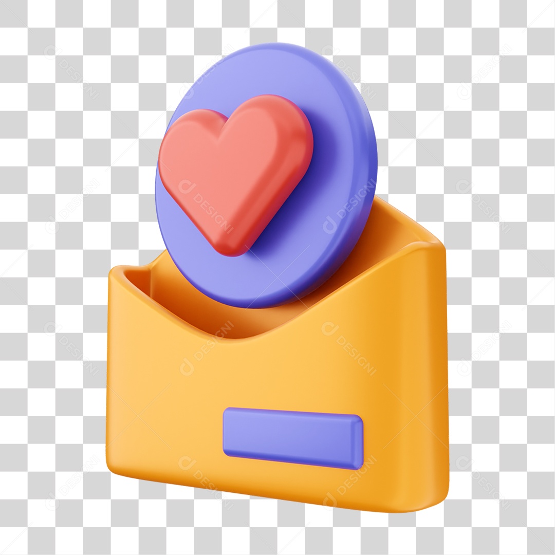 Ícone de Envelope de E-mail PNG Transparente