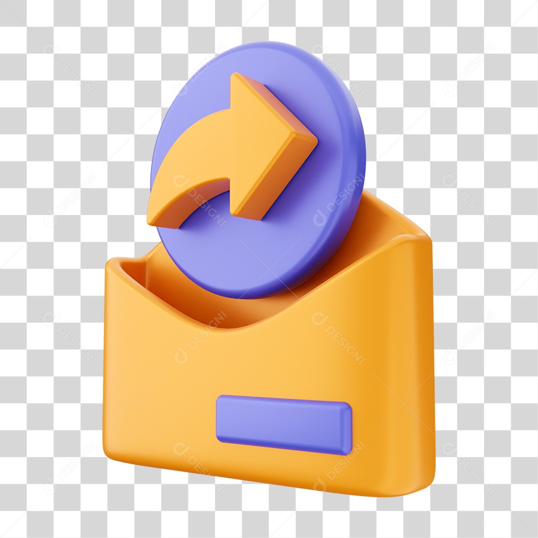 Ícone de Envelope de E-mail PNG Transparente