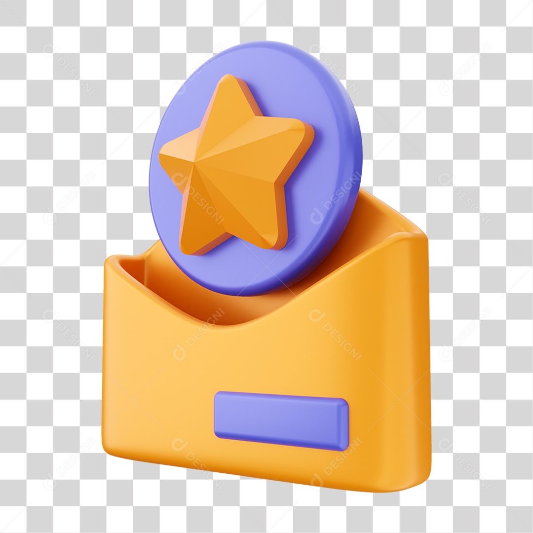 Ícone de Envelope de E-mail PNG Transparente