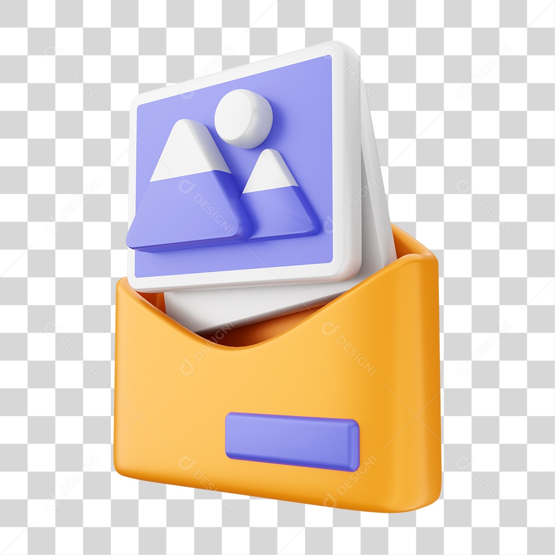 Ícone de Envelope de E-mail PNG Transparente