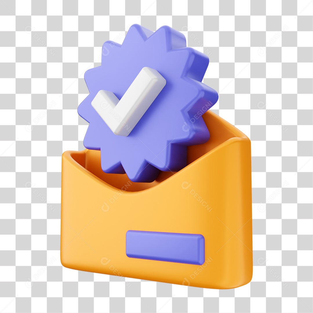 Ícone de Envelope de E-mail PNG Transparente
