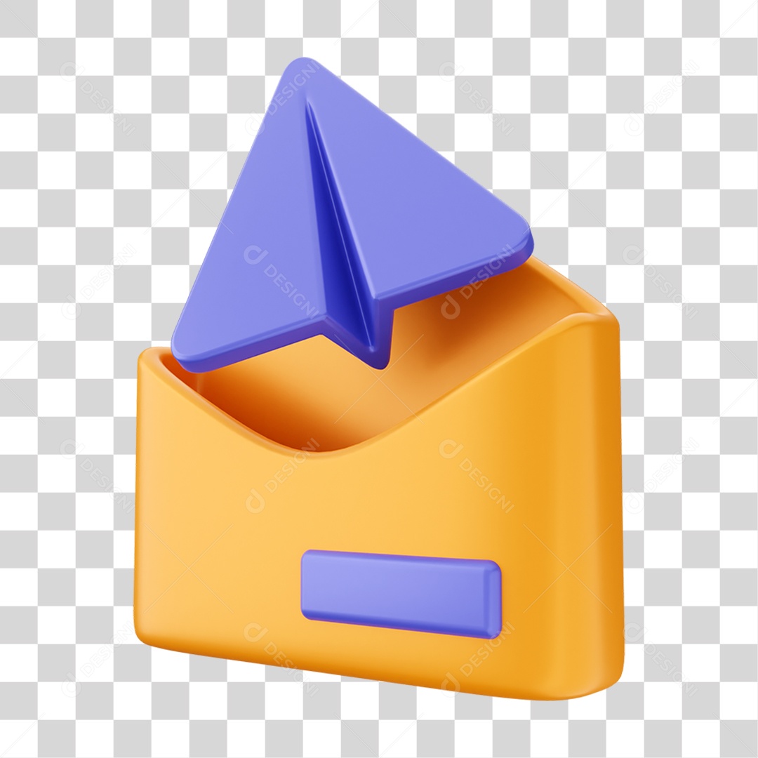 Ícone de Envelope de E-mail PNG Transparente