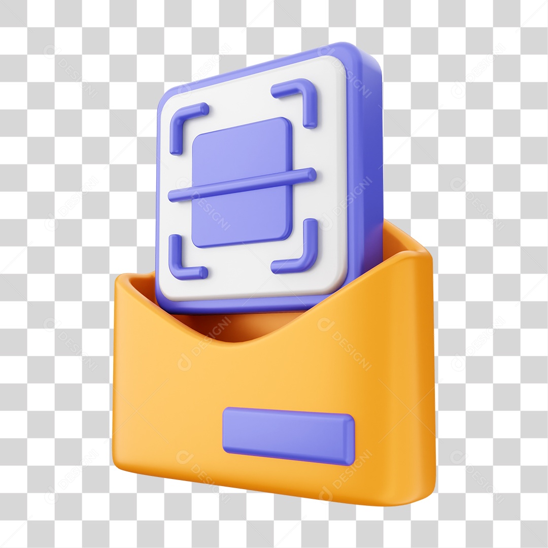 Ícone de Envelope de E-mail PNG Transparente