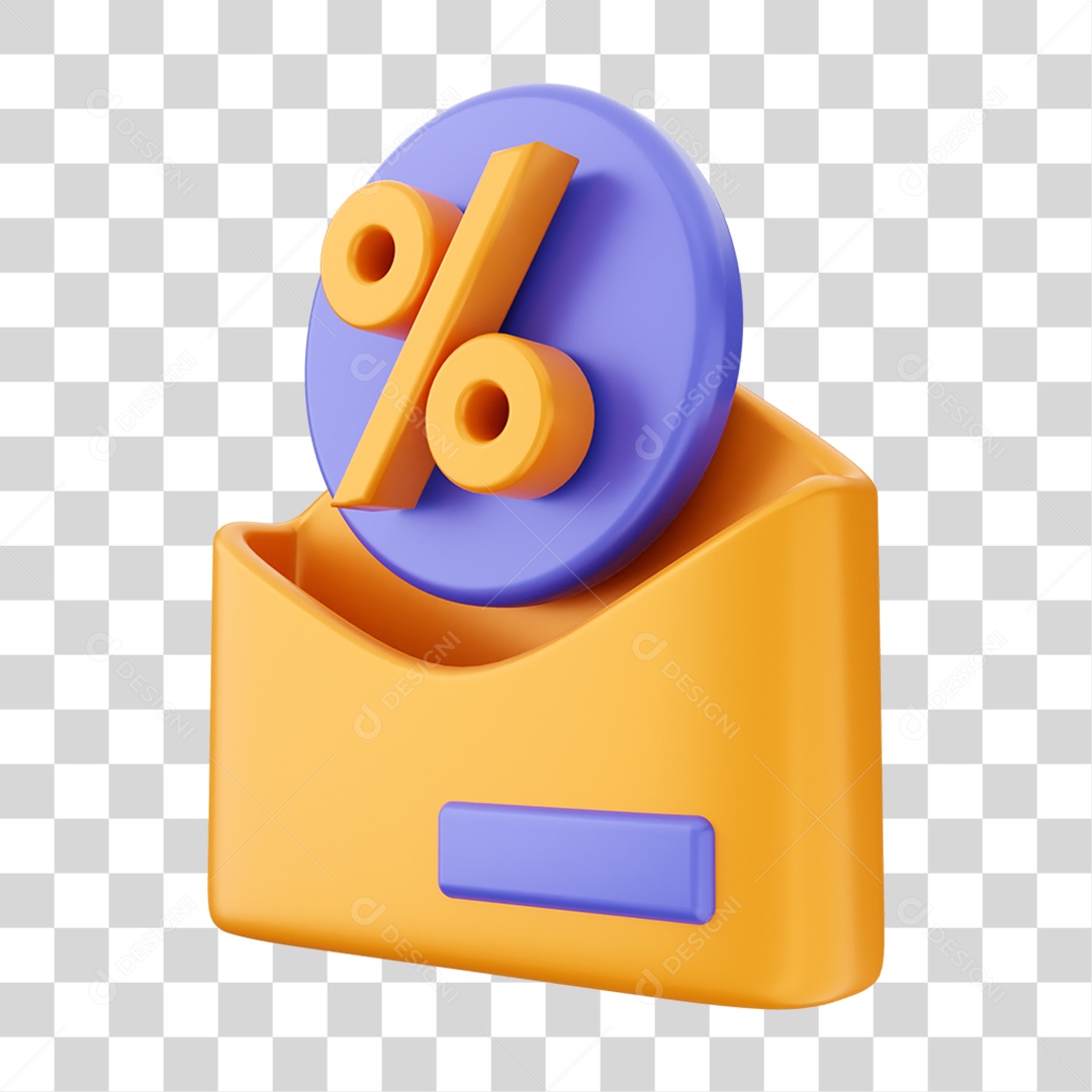 Ícone de Envelope de E-mail PNG Transparente