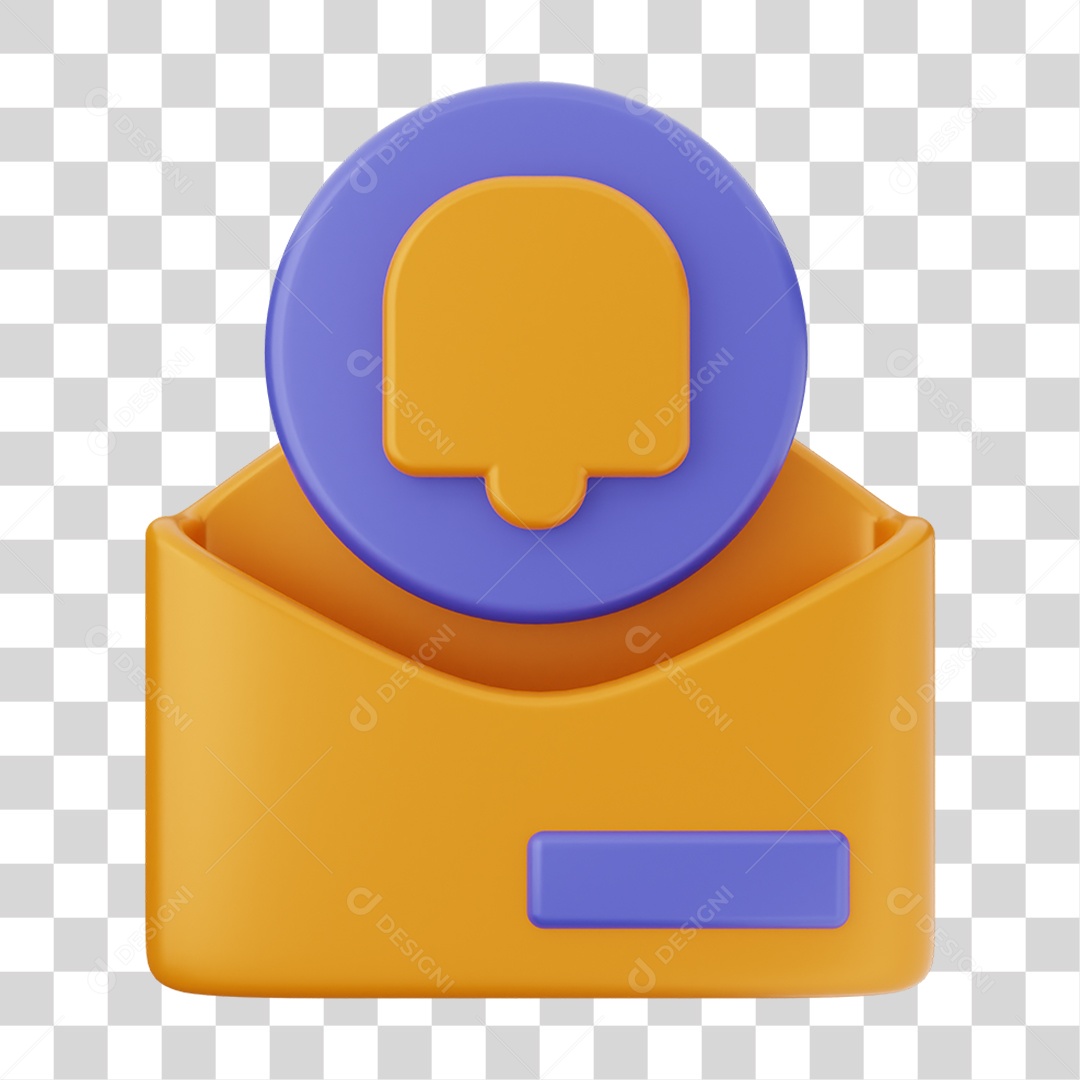 Ícone de Envelope de E-mail PNG Transparente