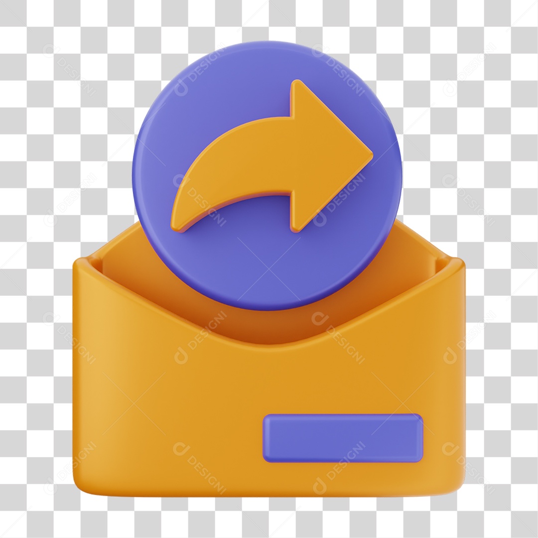 Ícone de Envelope de E-mail PNG Transparente