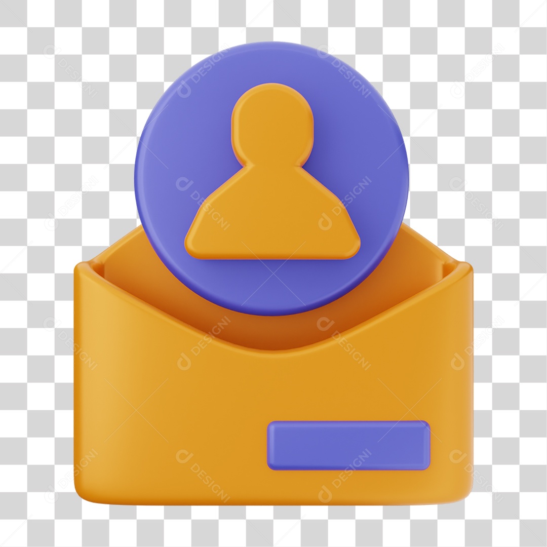 Ícone de Envelope de E-mail PNG Transparente