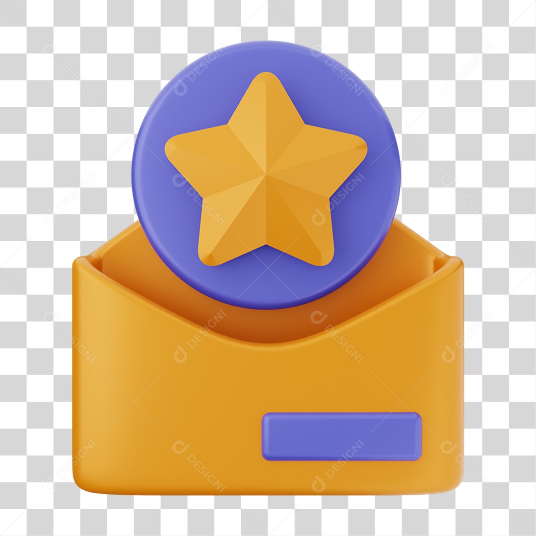 Ícone de Envelope de E-mail PNG Transparente