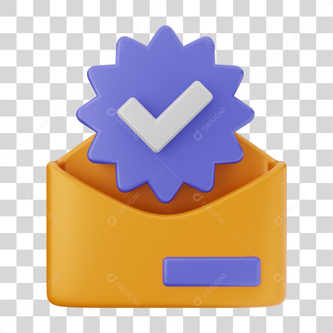 Ícone de Envelope de E-mail PNG Transparente