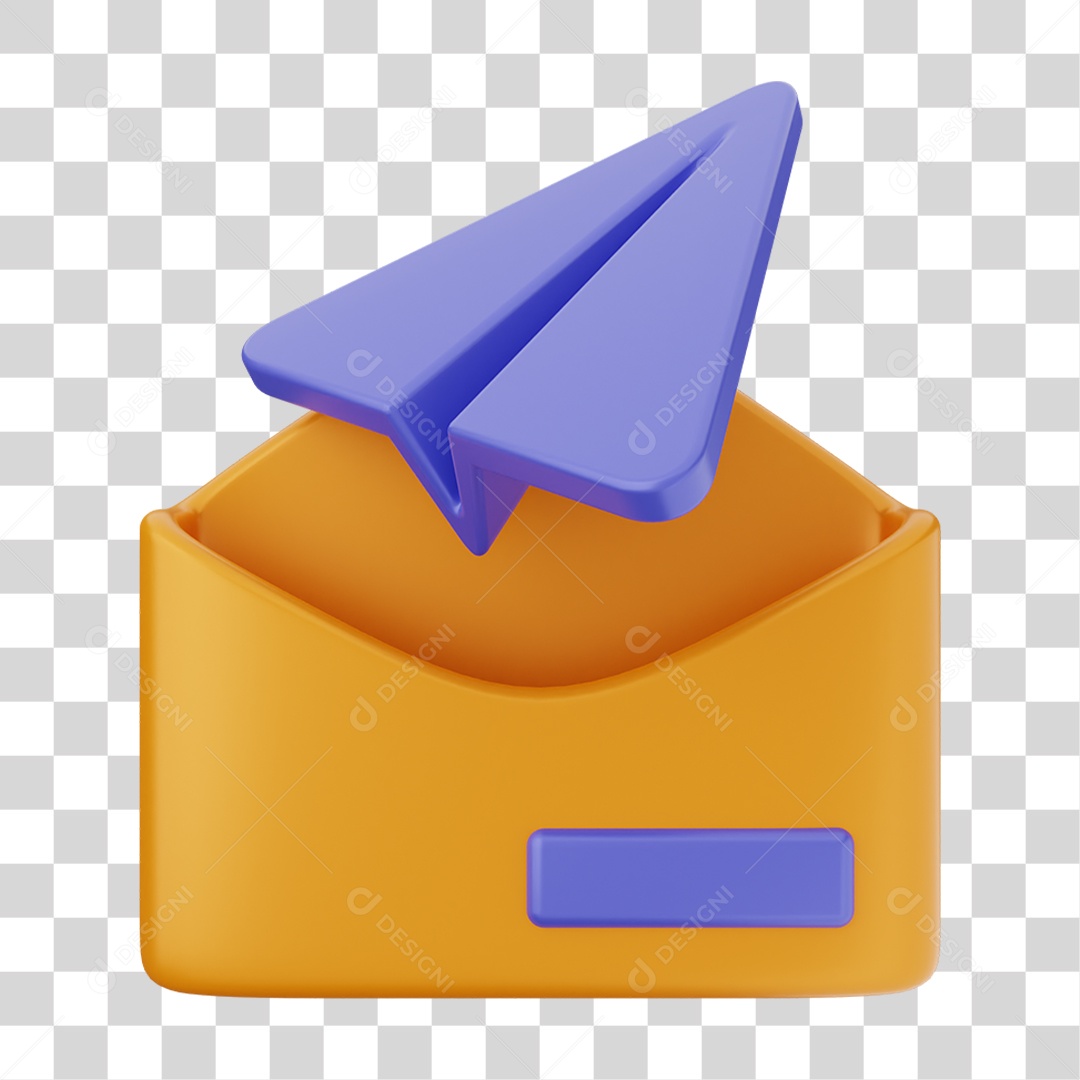 Ícone de Envelope de E-mail PNG Transparente