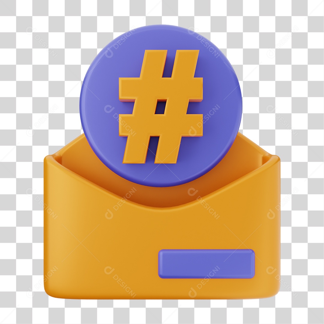 Envelope de Mensagem de Correio PNG Transparente