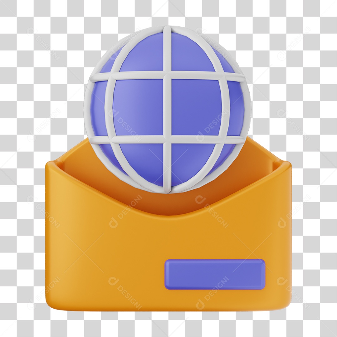 Envelope de Mensagem de Correio PNG Transparente