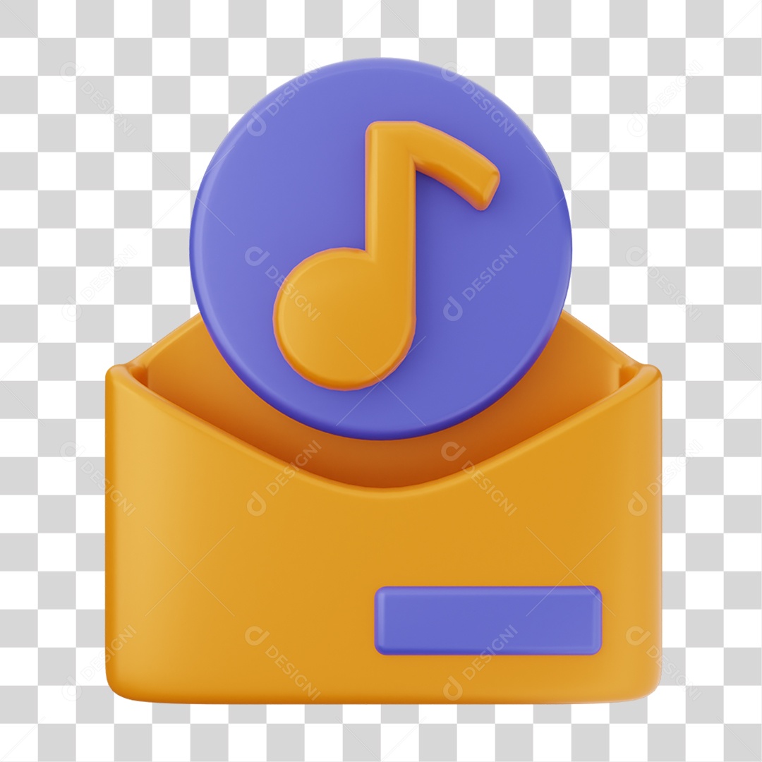 Envelope de Mensagem de Correio PNG Transparente