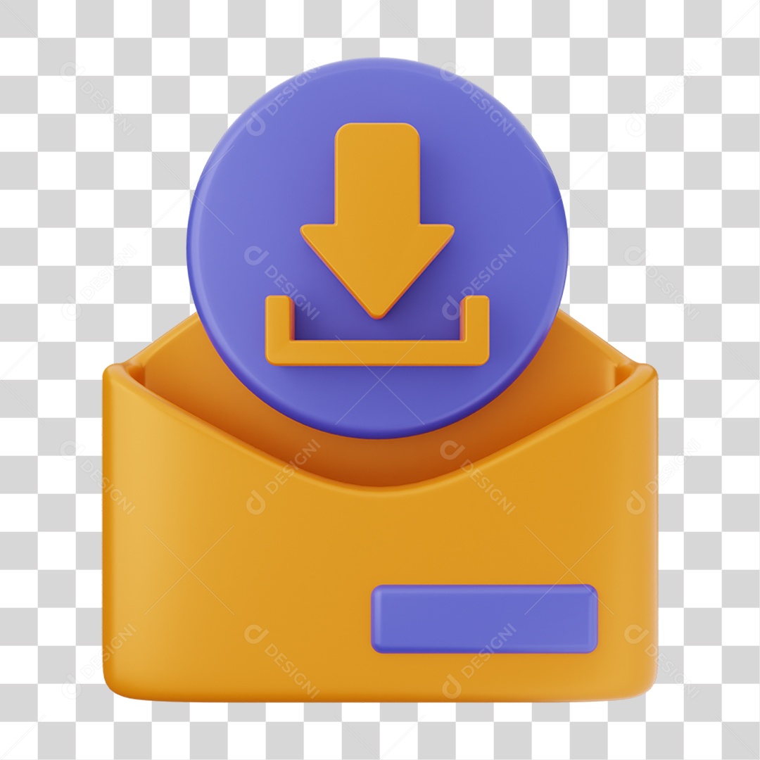 Envelope de Mensagem de Correio PNG Transparente