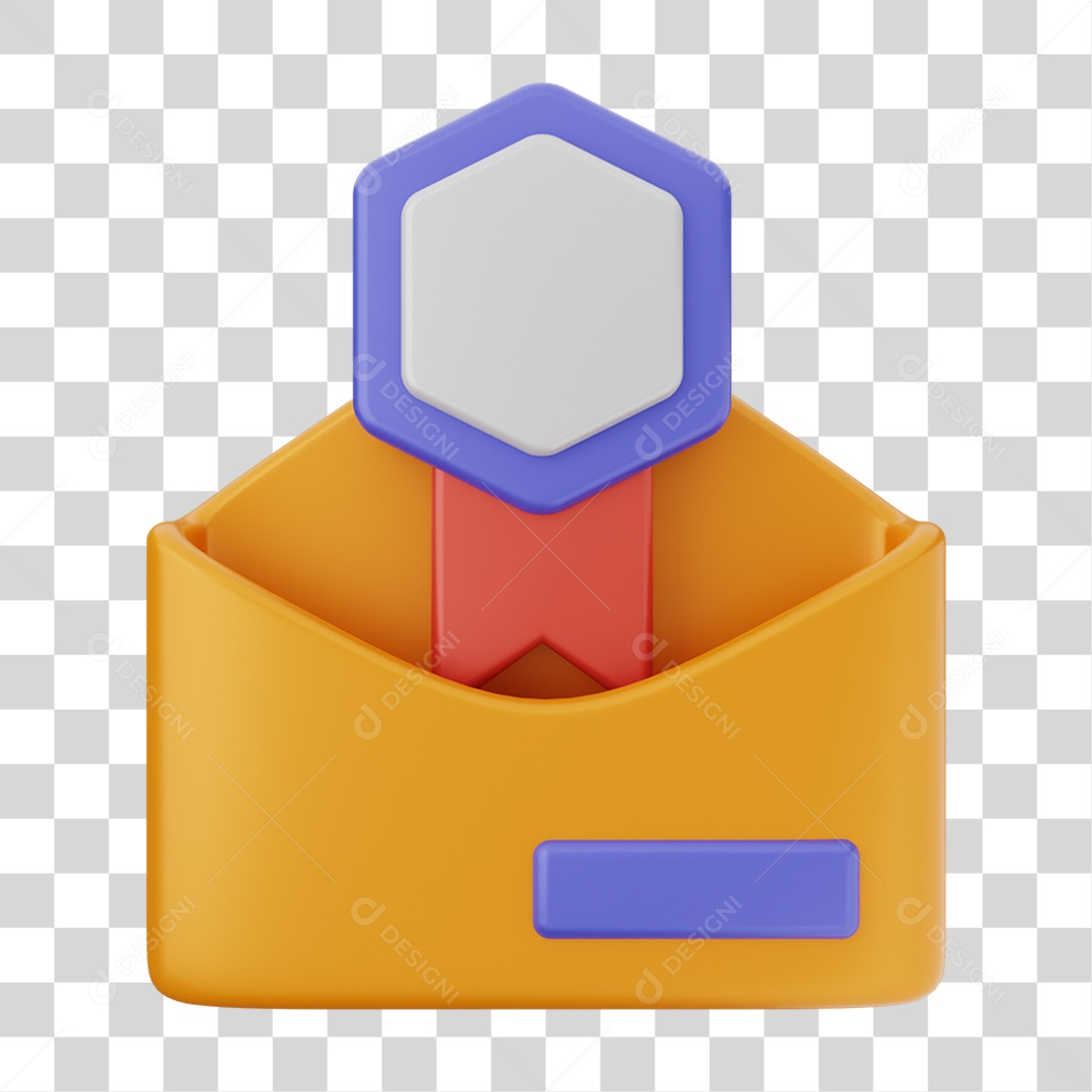 Envelope de Mensagem de Correio PNG Transparente