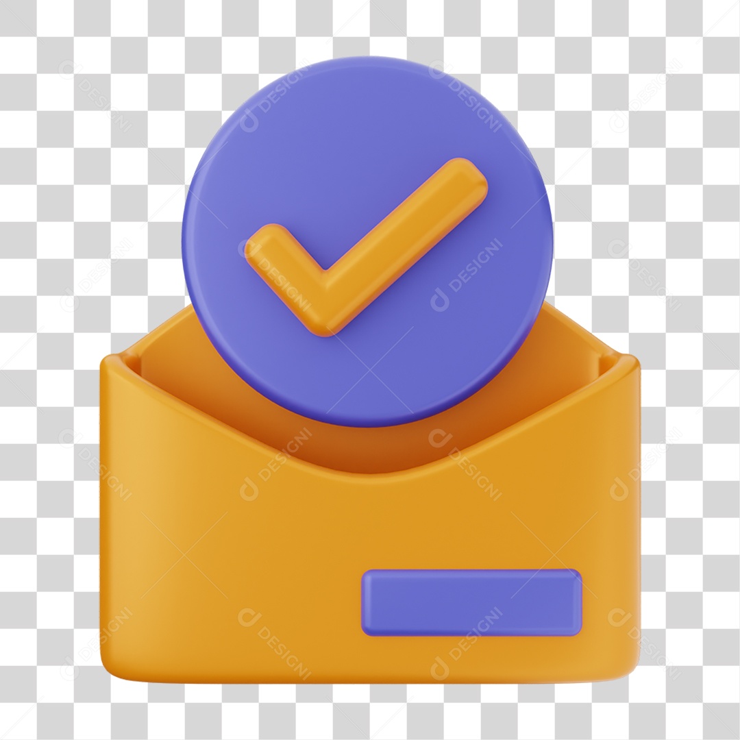 Envelope de Mensagem de Correio PNG Transparente