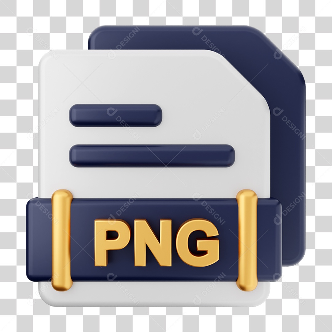 Tipo de Formato de Arquivo PNG Transparente