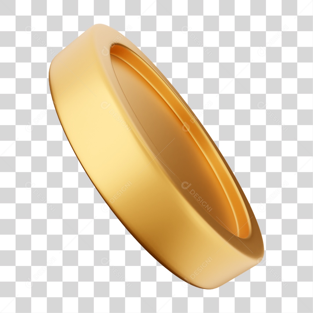 Elemento 3D Moeda Dólar Dinheiro PNG Transparente