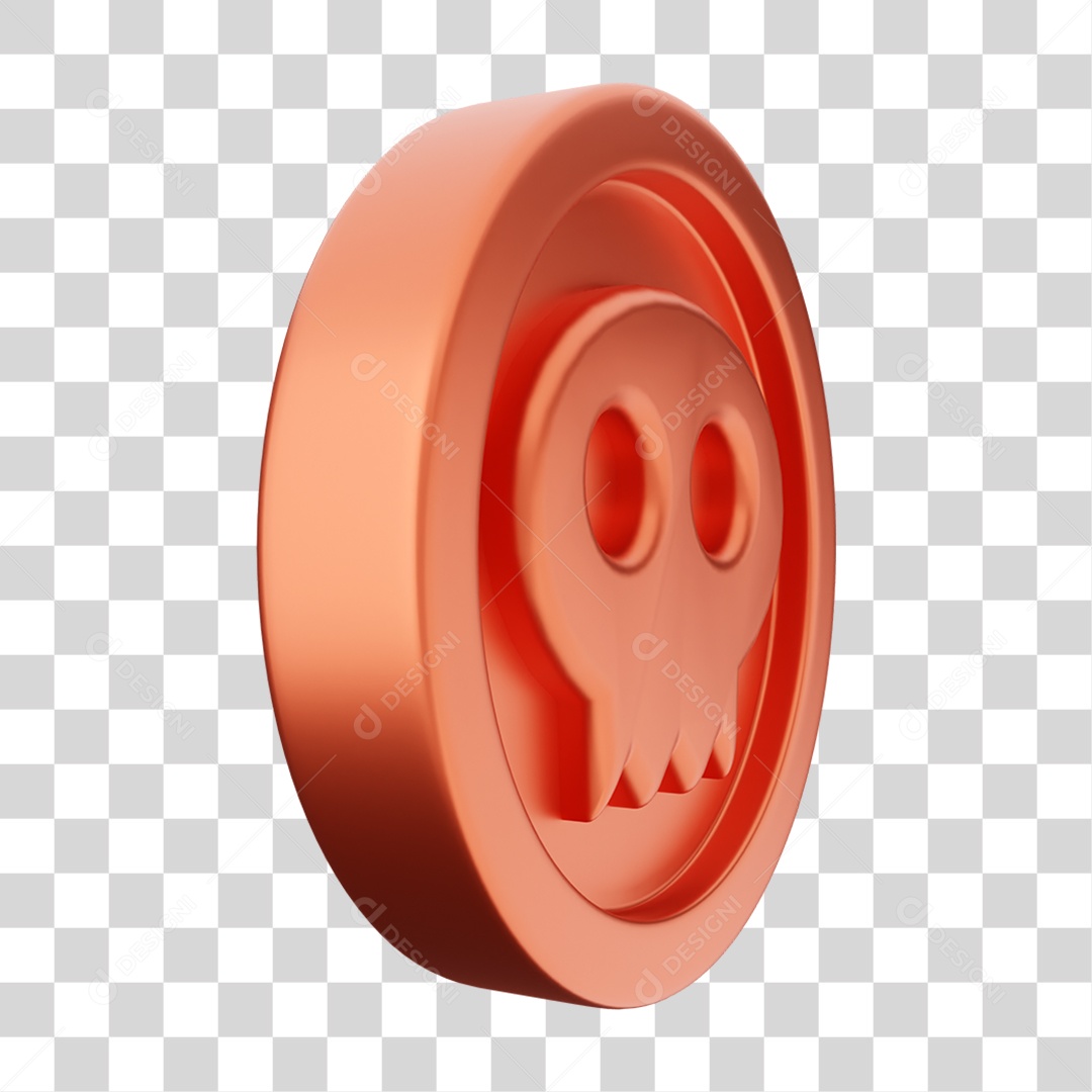 Elemento 3D Moeda Dólar Dinheiro PNG Transparente