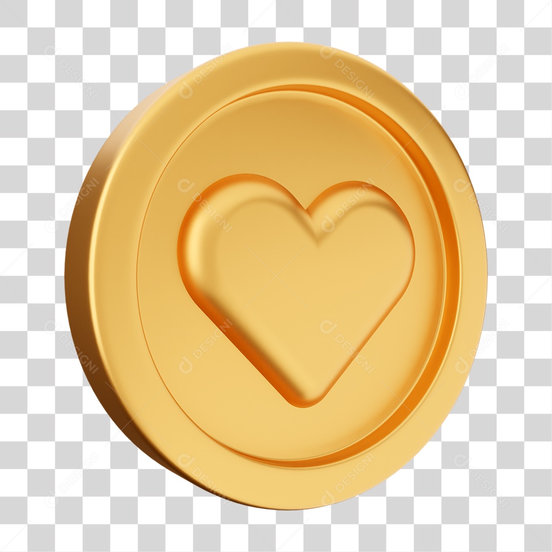 Elemento 3D Moeda Dólar Dinheiro PNG Transparente